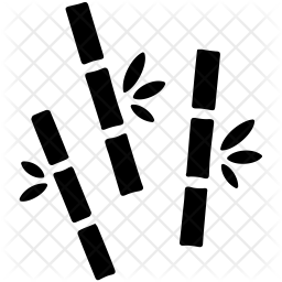 256x256 Sugarcane Icon Of Glyph Style