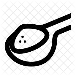 256x256 Spoon Of Sugar Icon Of Line Style