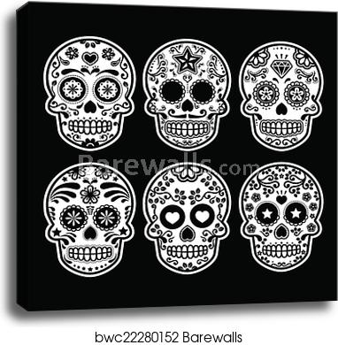 Sugar Skull Icon at Vectorified.com | Collection of Sugar Skull Icon ...