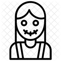 Sugar Skull Icon Of Line Style 256x256 Sugar Skull Icon Of Line Style