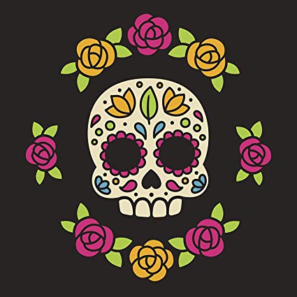 Simple Dia De Los Muertos Day Of The Dead Colorful 425x425 Simple Dia De Los Muertos Day Of The Dead Colorful