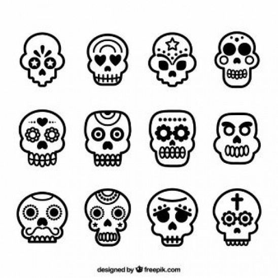 Sugar Skulls Icons 548x548 Sugar Skulls Icons