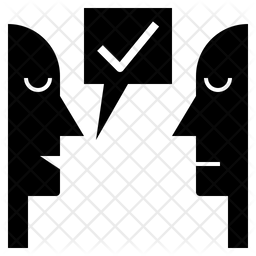 256x256 Suggest Icon Of Glyph Style