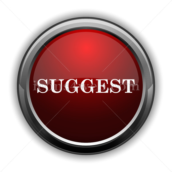 600x600 Suggest Icon Red Glossy Web Icon With Shaddow