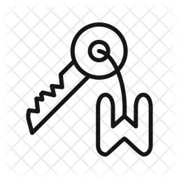 256x256 Website, Keywords, Suggest, Key Tag Icon Of Line Style