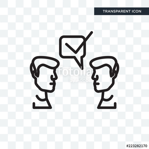 Suggestion Vector Icon Isolated On Transparent Background 500x500 Suggestion Vector Icon Isolated On Transparent Background