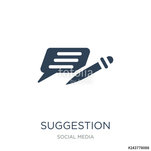 Suggestion Icon Vector On White Background, Suggestion Trendy 500x500 Suggestion Icon Vector On White Background, Suggestion Trendy