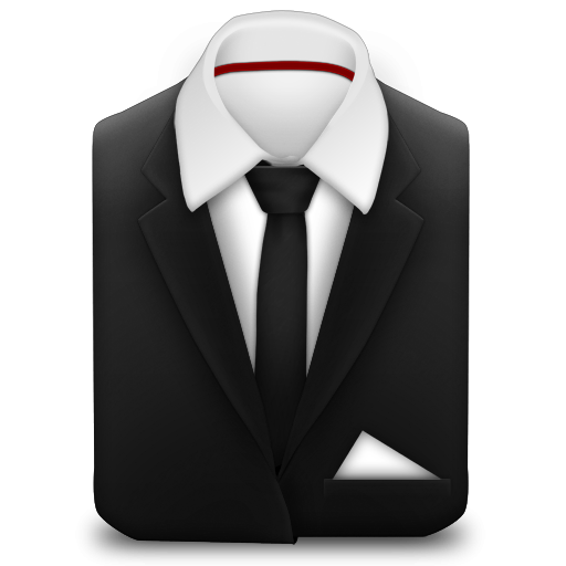 Manager Coat And Tie Black Icon, Png Clipart Image 512x512 Manager Coat And Tie Black Icon, Png Clipart Image