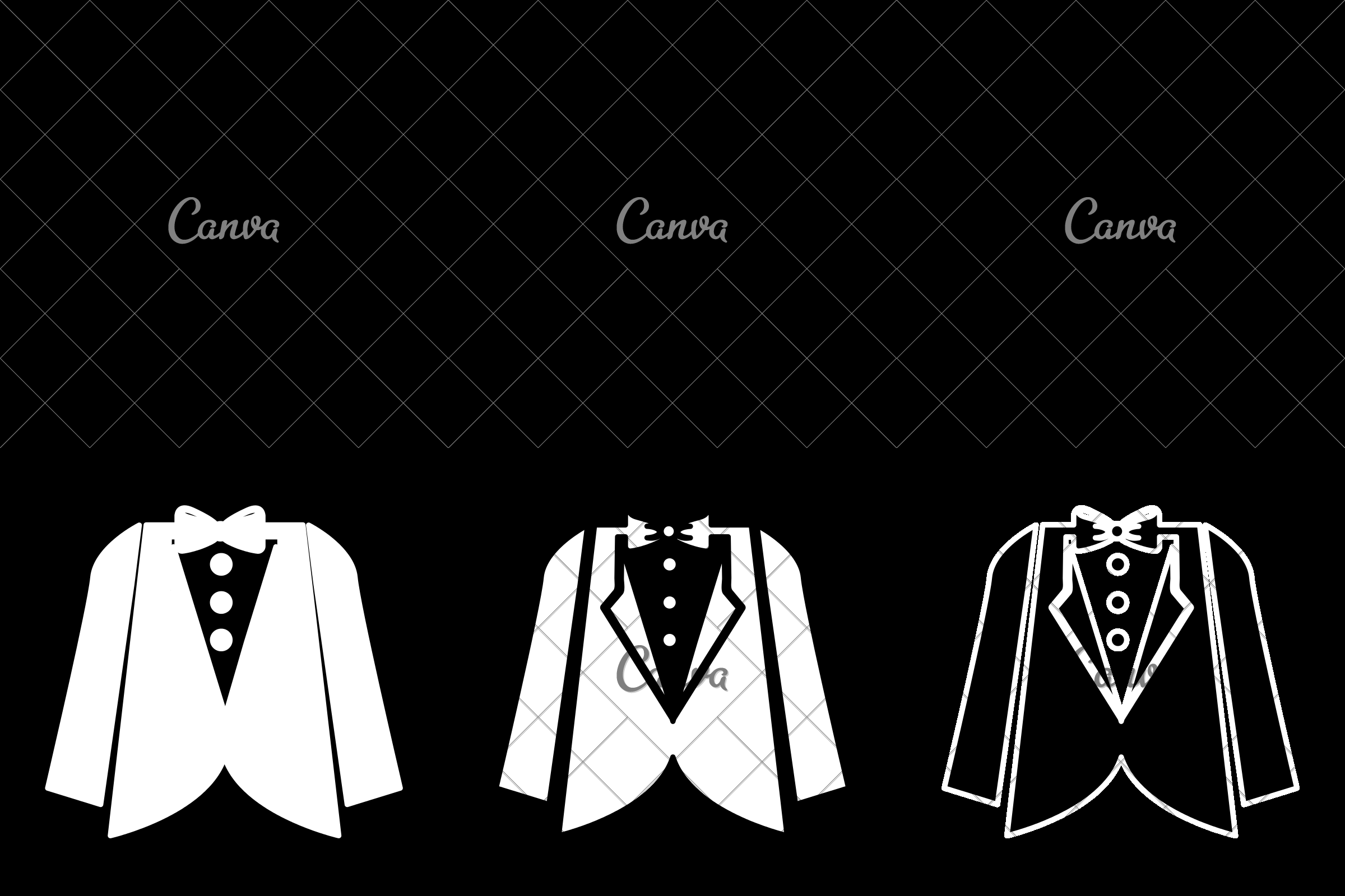 Suit With Bow Tie Icon 2400x1600 Suit With Bow Tie Icon