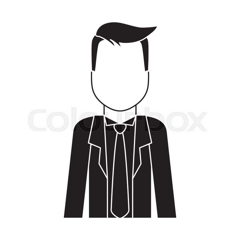 Businessman Wearing Suit And Tie Icon Stock Vector Colourbox 800x800 Businessman Wearing Suit And Tie Icon Stock Vector Colourbox