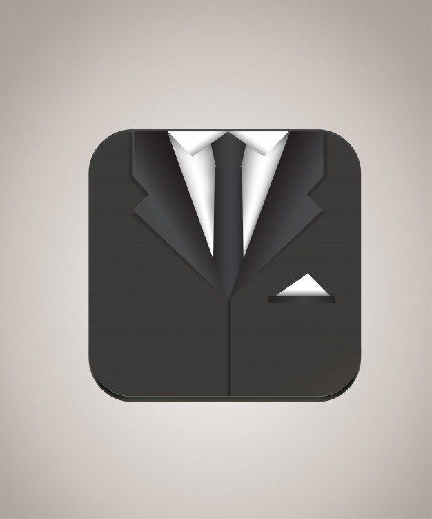 626x751 Man Suit Icon Vector Illustration Vector Premium Download