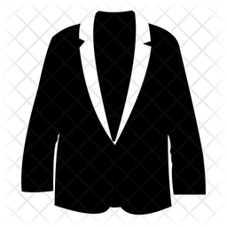 256x256 Suit Icon Of Glyph Style