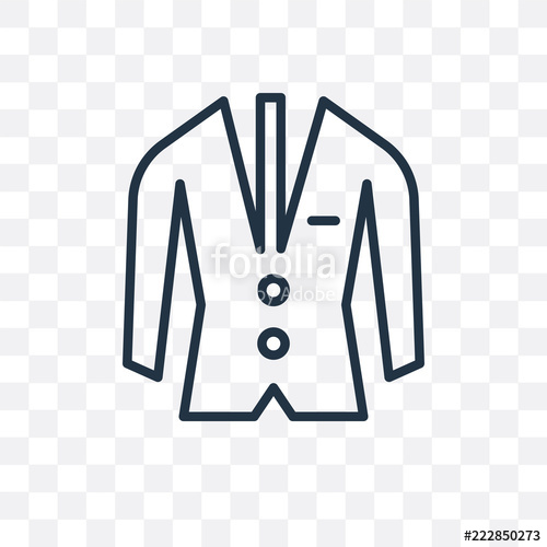 500x500 Suit Icon Isolated On White Background Simple And Editable Suit