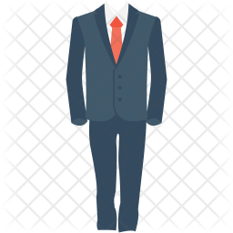 256x256 Formal Suit Icon Of Flat Style