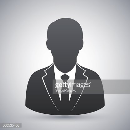 416x416 User Icon Of Man In Business Suit Premium Clipart