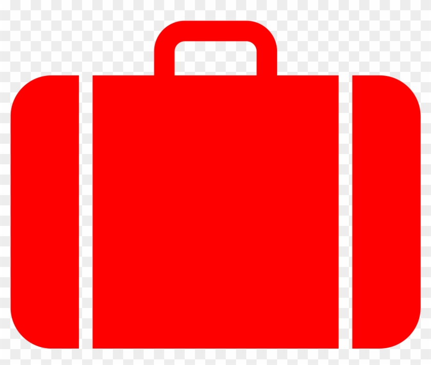 840x711 Suitcase Icon Red