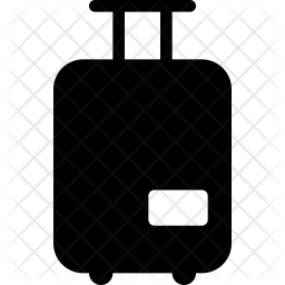 256x256 Suitcase Icon Of Glyph Style