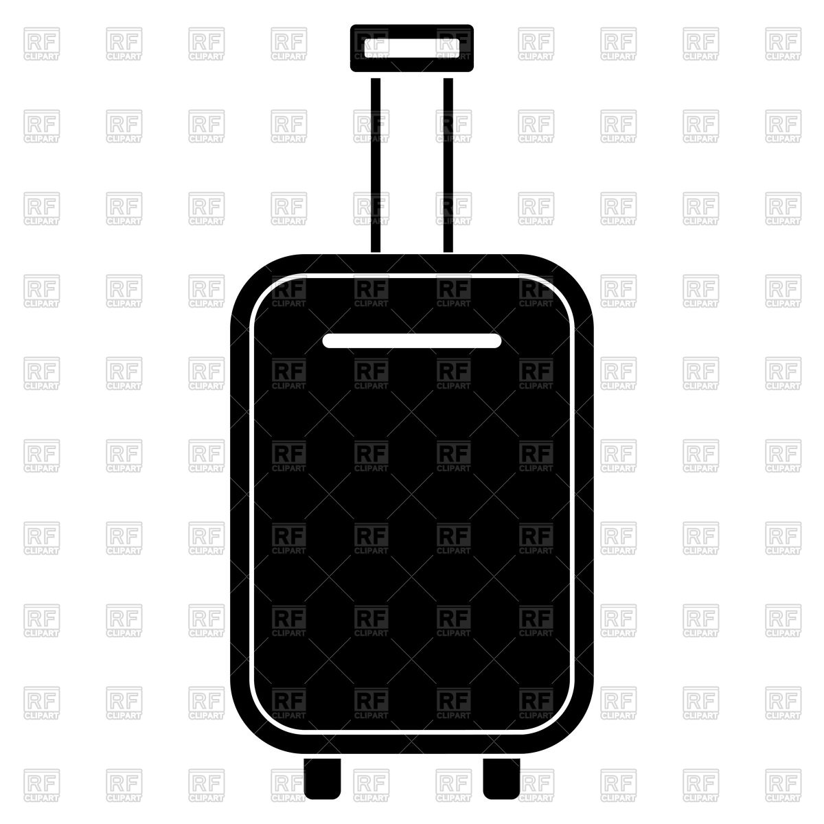 1200x1200 Suitcase Icon Vector Image Of Signs, Symbols, Maps