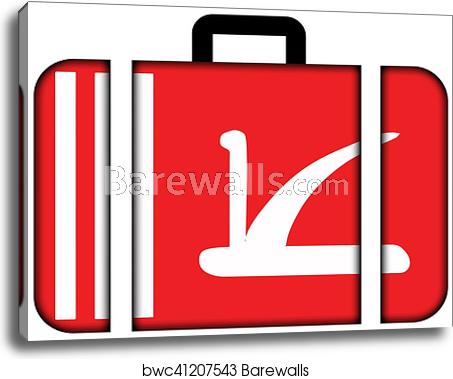 453x379 Flag Of Jammu And Kashmir, India Suitcase Icon, Travel