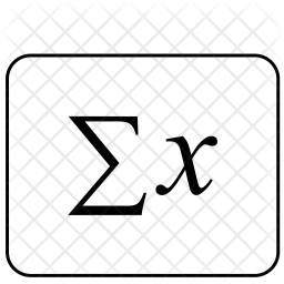 256x256 Sum Icon Of Glyph Style