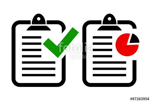 500x339 Summary Report Icon Stock Image And Royalty Free Vector
