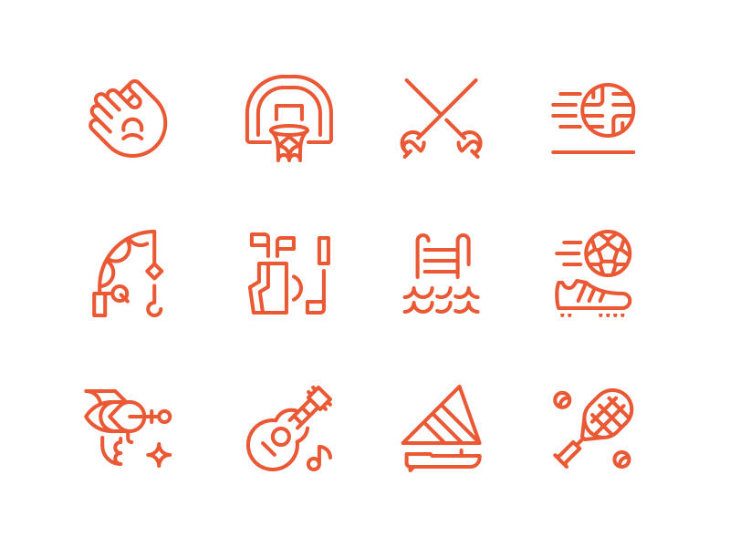 Summer Camp Icons 800x600 Summer Camp Icons