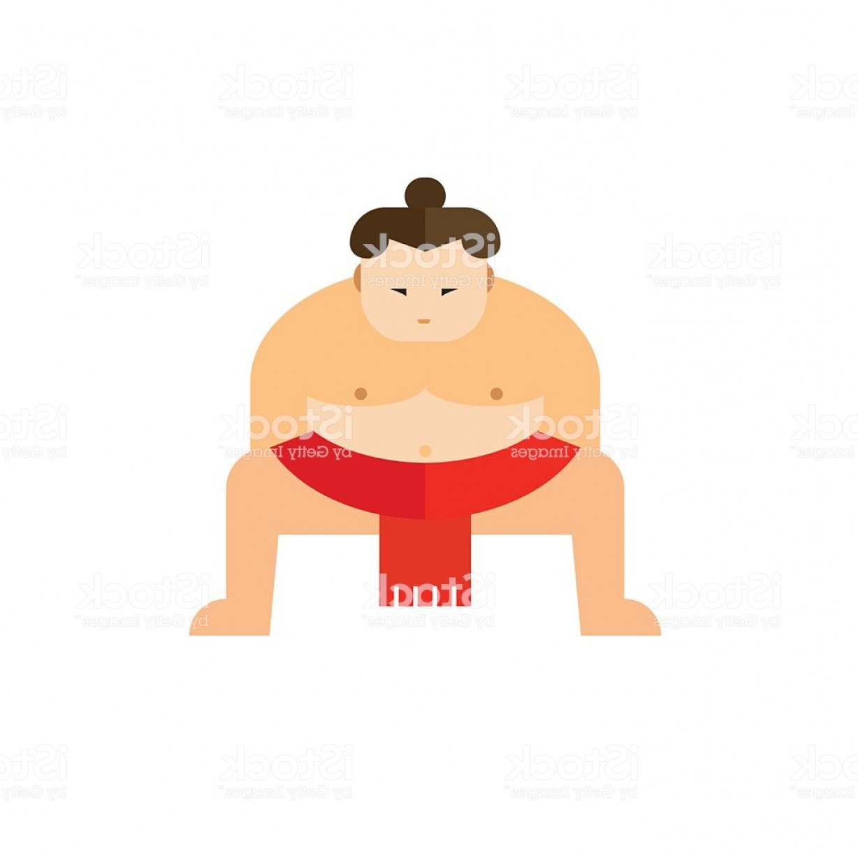 1228x1228 Sumo Wrestler Flat Icon Gm Handandbeak