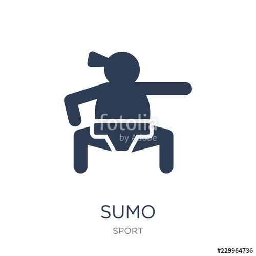 500x500 Sumo Icon Trendy Flat Vector Sumo Icon On White Background