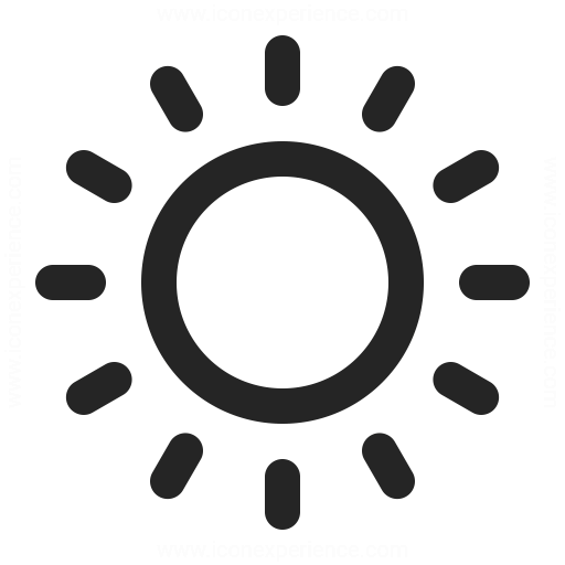 512x512 Sun Icon Iconexperience