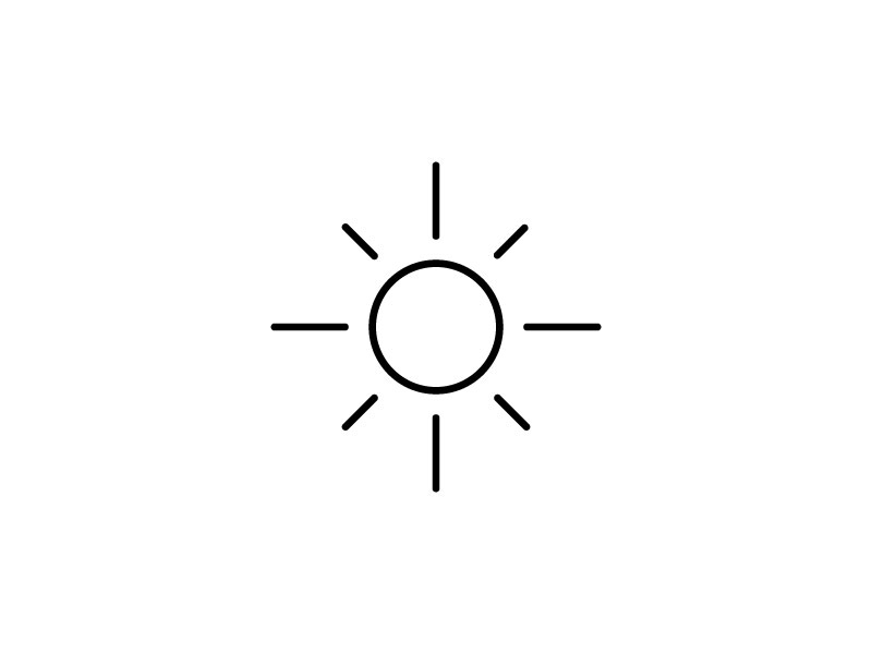800x600 A Simple Sun Icon