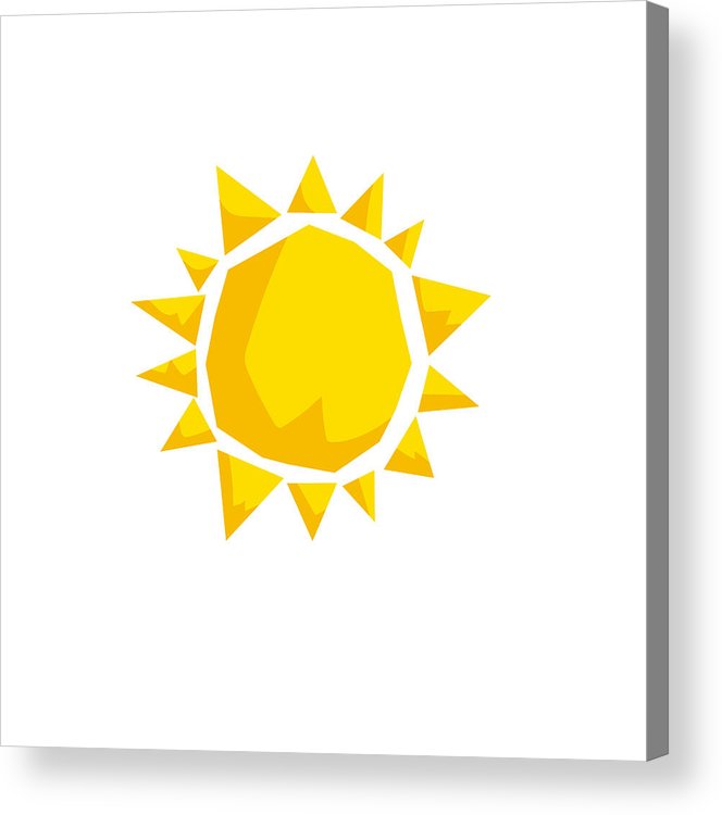 664x750 Cartoon Trendy Design Sun Icon Summer And Weather Vector Symbol