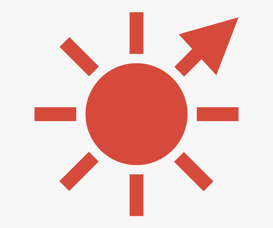920x769 Sun Icon Red Png