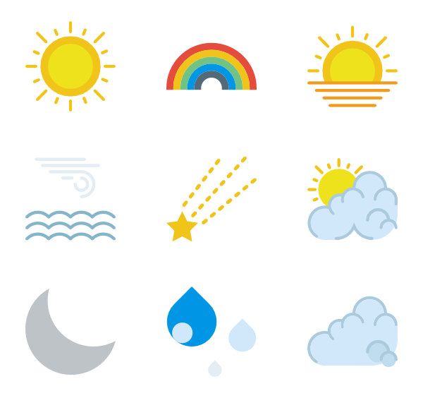 600x564 Sun Icons