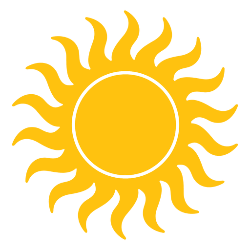 512x512 Sun Small Wavy Beams Icon