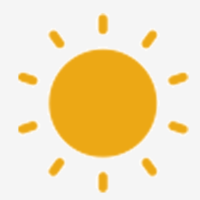 640x640 Yellow Sun Weather Icon, Sunlight, Cartoon Sunshine, Yellow Png