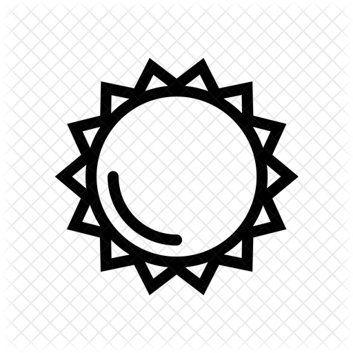 512x512 Sun, Earth, Space, Sunny, Weather, Moon Icon Of Line Style
