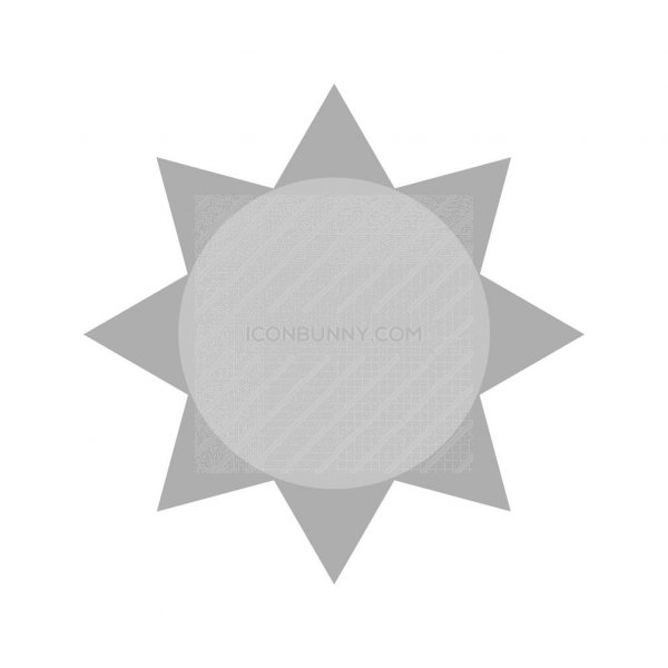 600x600 Sun Ii Greyscale Icon