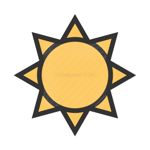 600x600 Sun Ii Line Filled Icon