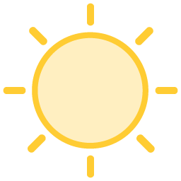 256x256 Sun Rays Medium Icon