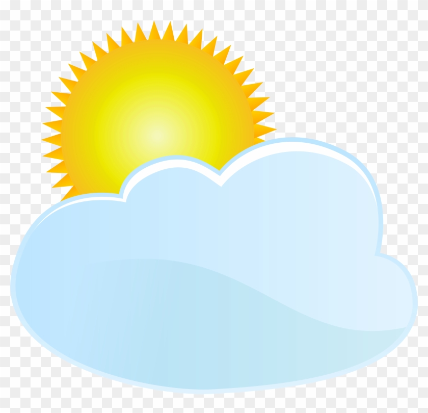 840x810 Cloud And Sun Weather Icon Png Clip Art