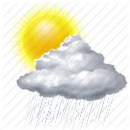 256x256 Download Free Png Cloud, Cloudy, Forecast, Rain, Sun, Sunny