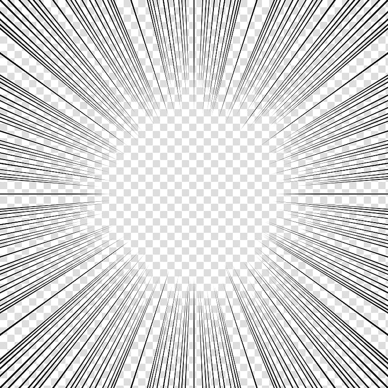 800x800 Screentones Action Lines, Black Sunburst Icon Transparent