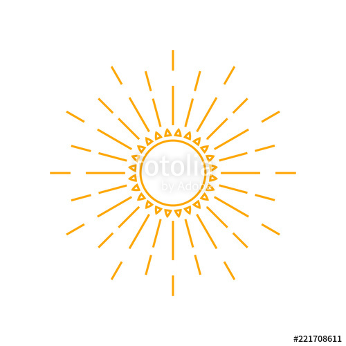 500x500 Summer Sunburst Icon Stock Image And Royalty Free Vector