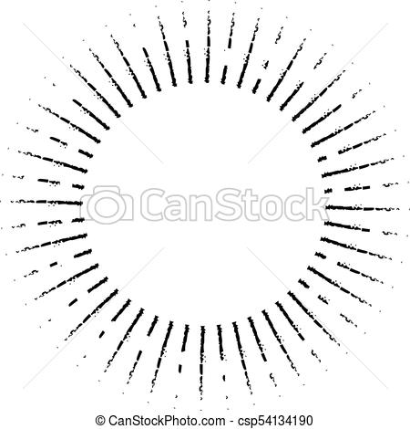 450x470 Sunburst Icon Vintage Isolated On White Background