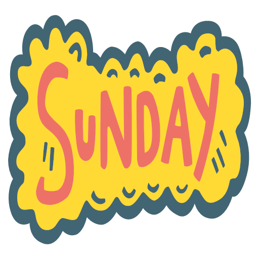 Sunday Icon at Vectorified.com | Collection of Sunday Icon free for ...