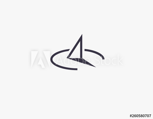 500x389 Abstract Linear Icon Logo Sundial