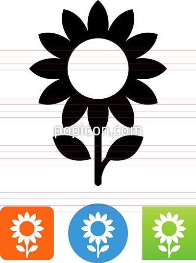 400x538 Sunflower Icon