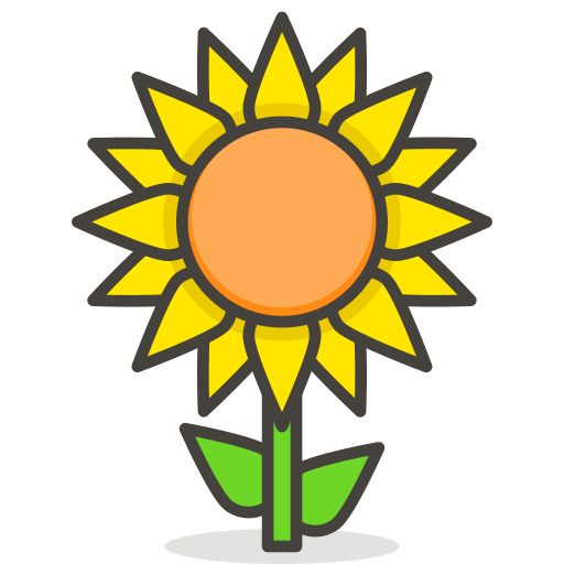 512x512 Sunflower Icon Free Of Free Vector Emoji