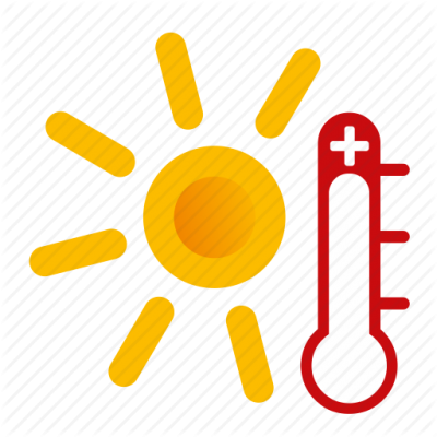 400x400 Hot, Sunny, Weather Icon Icon