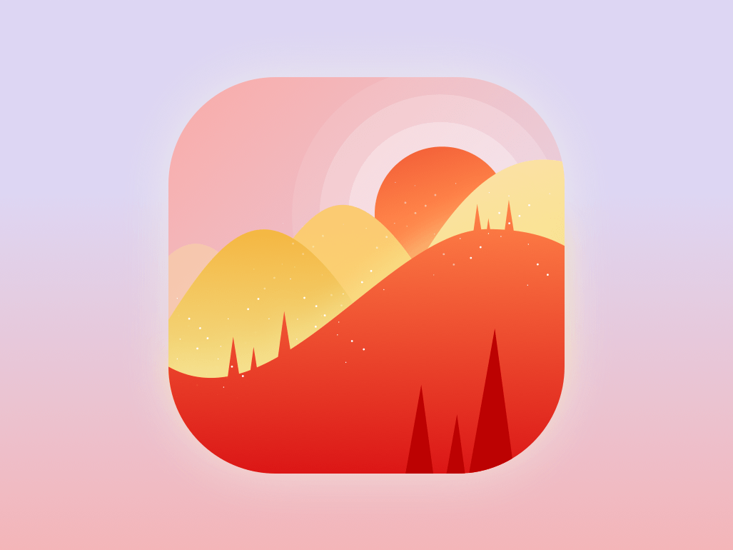 1027x770 Sunrise App Icon Sketch Freebie